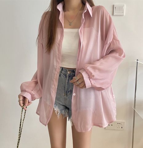 Women's Casual Solid Color Single Breasted Cardigan