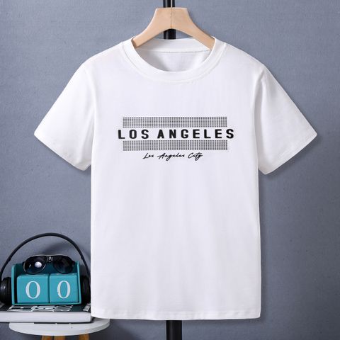 Casual Simple Style Letter Polyester T-shirts & Shirts