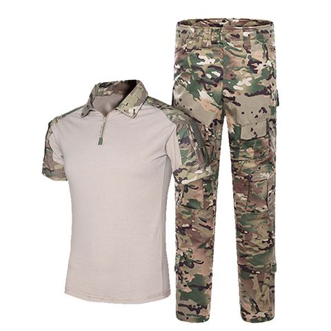 Fitness Outdoor Unisex Cool Style Camouflage Cotton Pants Sets Cargo Pants Pants Sets