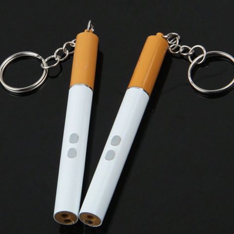 Style Simple Bloc De Couleur Cigarette Alliage Asymétrique Porte-Clés