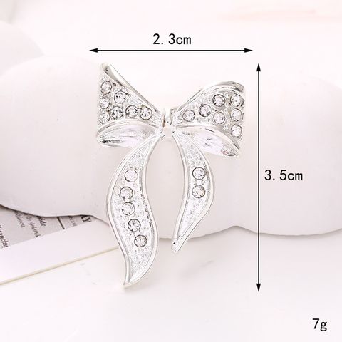 1 Piece 23*35mm 35*20mm 38*30mm Zinc Alloy Rhinestones Pearl Bow Knot DIY Accessories