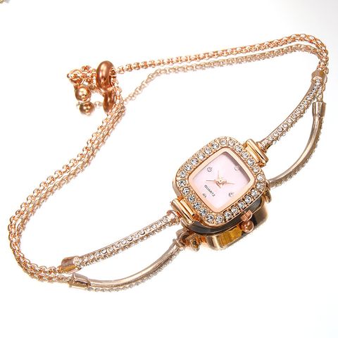 New Watch Square Niche Quartz Watch Simple And Light Luxury Fashion Bracelet Women's Watch Women's Jewelry Ornament All-Match Watch