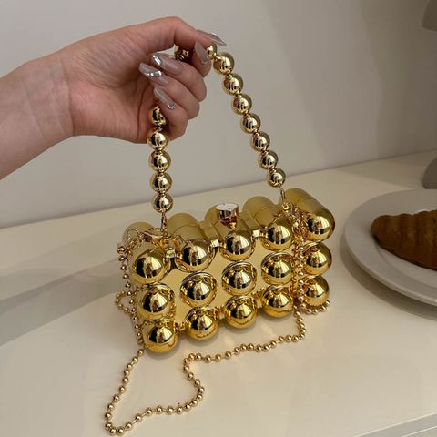 Women's Medium Arylic Solid Color Elegant Lock Clasp Evening Bag