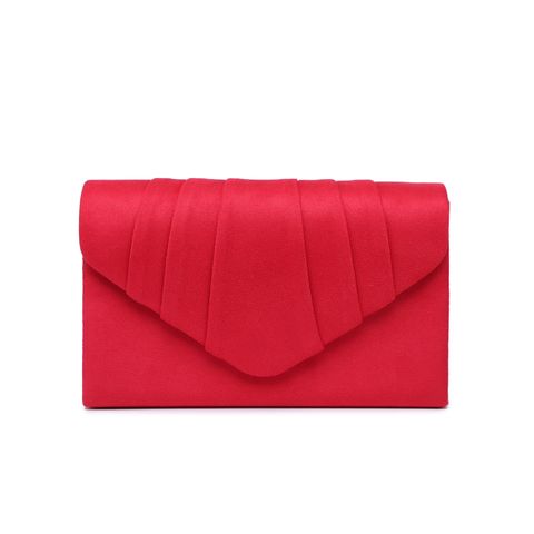 Women's Medium Polyester Solid Color Vintage Style Classic Style Square Flip Cover Clutch Bag