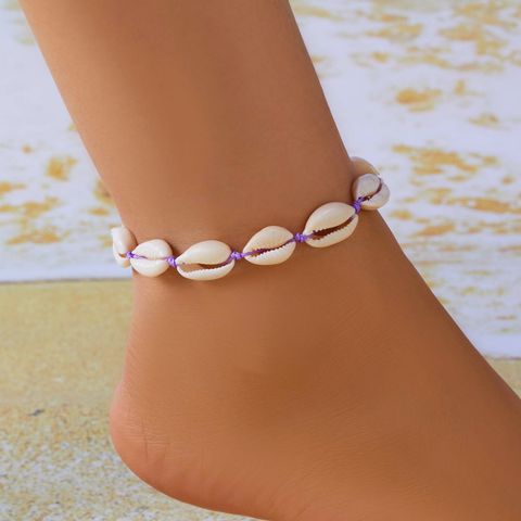 Wholesale Jewelry Hawaiian Vacation Modern Style Shell Shell Anklet