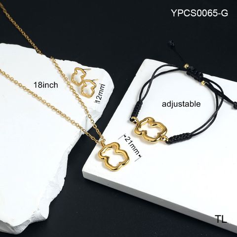 Wholesale Vintage Style Octopus Stainless Steel Plating Chain 18k Gold Plated Pendant Necklace
