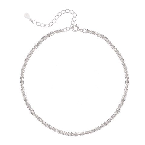 Basic Geometric Sterling Silver Women's Bracelets Necklace