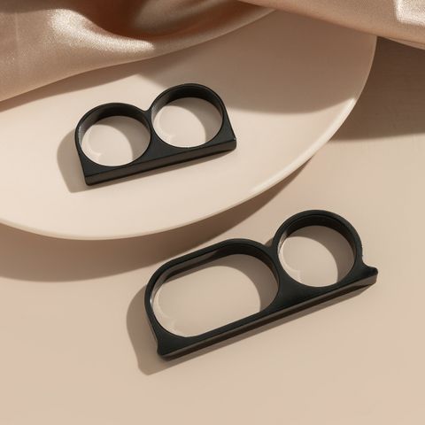 Basic Modern Style Classic Style Geometric Metal Plating Men's Rings