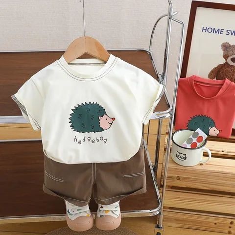 Cute Animal Cartoon Cotton Boys Clothing Sets