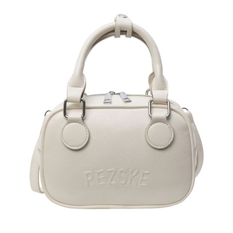Women's Pu Solid Color Basic Classic Style Zipper Shoulder Bag Handbag Fashion Backpack