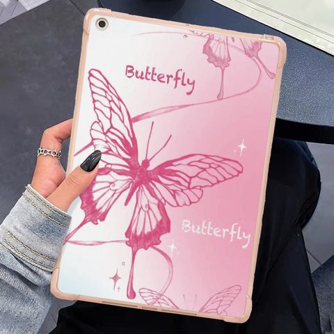 Plastic Butterfly Casual Vacation Flat Shell Phone Accessories