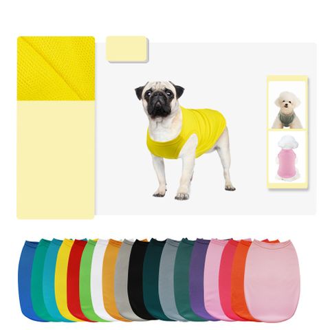 Casual Cute Polyester Solid Color Pet Clothing