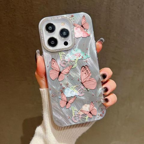 Plastic Butterfly Printing Casual Sweet Phone Cases Phone Accessories