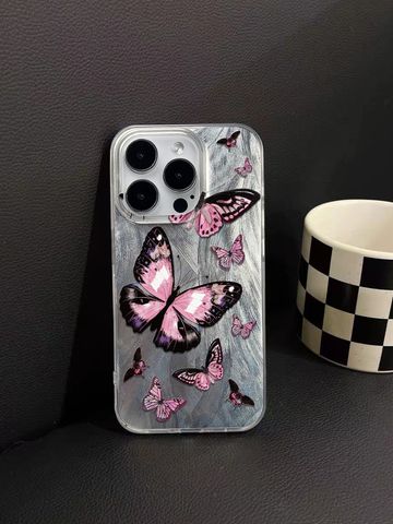 El Plastico Mariposa Impresión Casual Cajas Del Teléfono Accesorios Para Teléfono