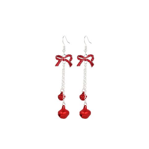 Fashion Bow Knot Metal Plating Women's Earrings 1 Pair