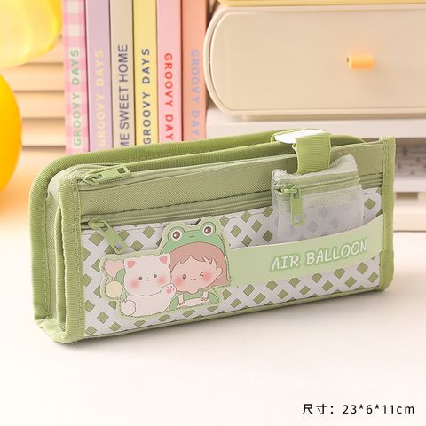Large Capacity Multifunctional Pencil Case Good-looking Storage Stationery Box Double Layer Pencil Case