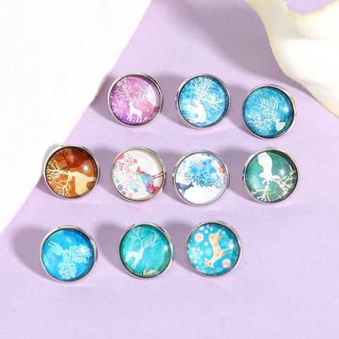 Streetwear Shiny Animal Alloy Stamping Plating Inlay Resin Unisex Brooches