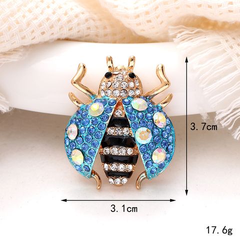 1 Piece 31*37mm 48*31mm Zinc Alloy Crystal Rhinestones Beetles Bee DIY Accessories