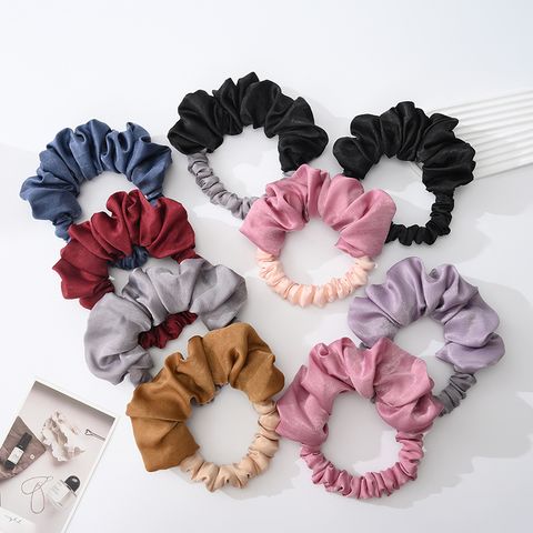 Women's Simple Style Classic Style U Shape Solid Color Cloth Hair Tie