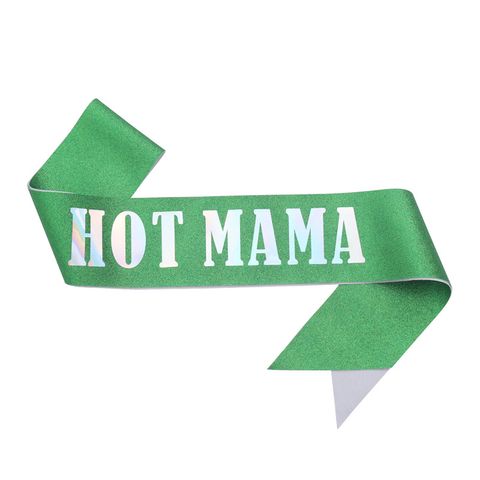 Simple Style Letter Cloth Holiday Party Costume Props