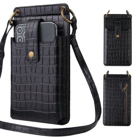 Pu Leather Metal Solid Color Machining Simple Style Classic Style Commute Mobile Phone Bag Phone Accessories