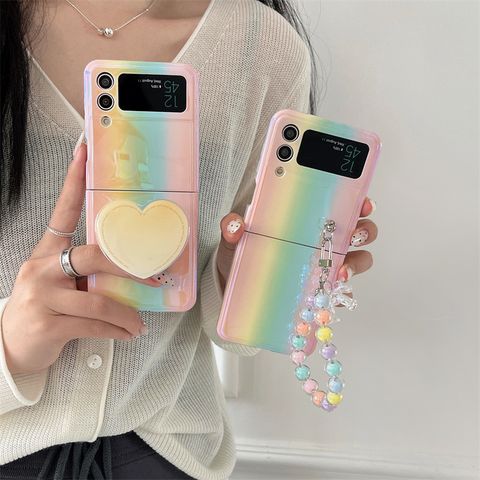 Rainbow Heart Shape Casual Sweet Phone Cases Phone Accessories