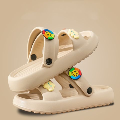 Women's Casual Cartoon Round Toe Beach Sandals