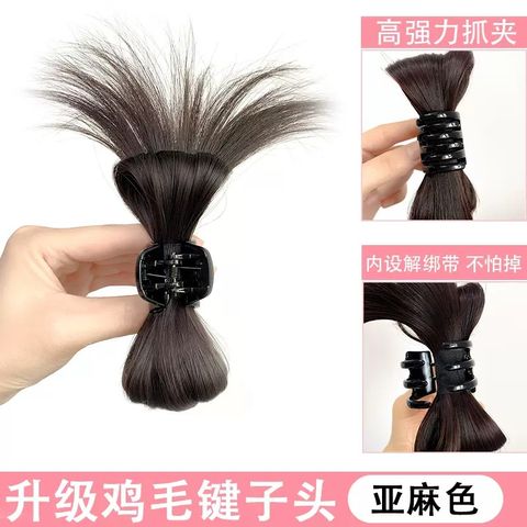 Simple Style Color Block Wig Hair Tie