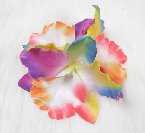 Women's Simple Style Flower Cloth Hair Clip