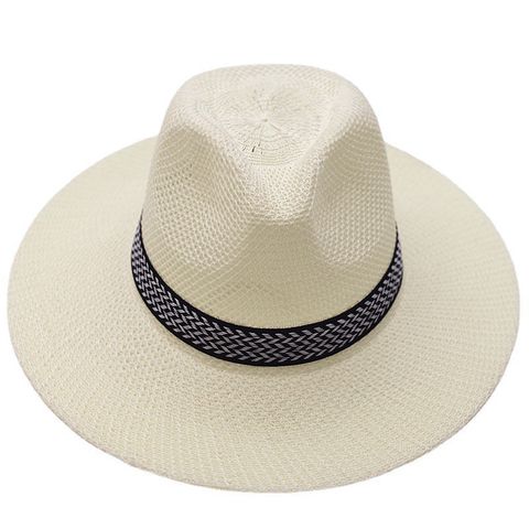 Straw Hat Men's Foldable Sun Hat Outdoor Breathable Big Brim Fishing Middle-Aged And Elderly Migrant Workers Work Sun Hat