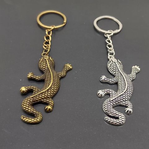 Gothic Cool Style Animal Lizard Alloy Plating Bag Pendant Keychain