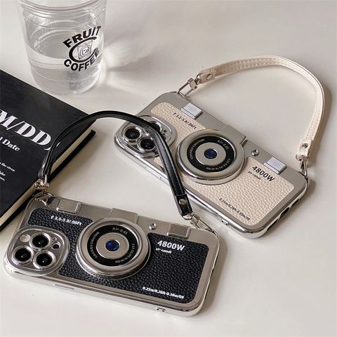 Pu Leather Solid Color Vintage Style Phone Cases Phone Accessories