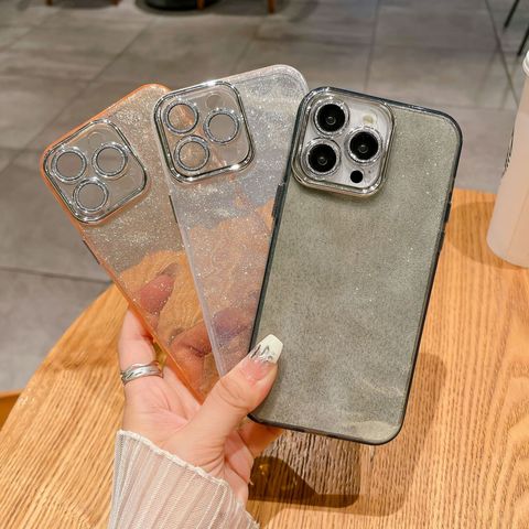 Plastic Solid Color Luxurious Phone Cases Phone Accessories