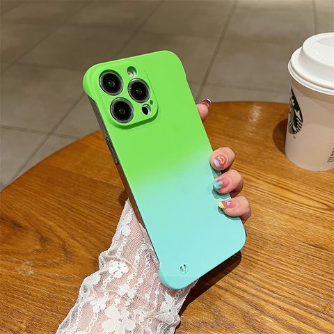 Plastic Color Block Simple Style Classic Style Phone Cases Phone Accessories