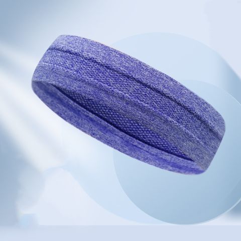 Men's Simple Style Classic Style Solid Color Polyester Stripe Hair Band
