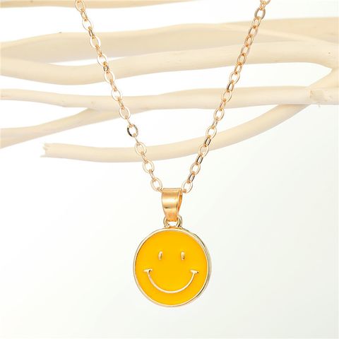 Nihaojewelry Cute Smiley Alloy Multicolor Necklace Wholesale Jewelry