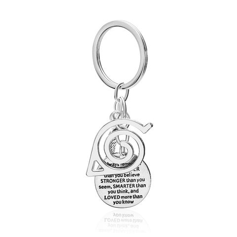 Fashion Simple New  Key Chain  Lettering Key Chain Aalways Remeber You Arebraver Keychain Nihaojewelry Wholesale