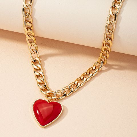 Fashion Water Dropping Heart Shape Necklace Wholesale