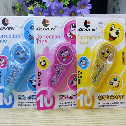 Stationery Pupil Correction Tape Creative Smiley Face Cartoon