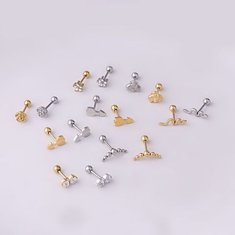Fashion Flower Plating Stainless Steel