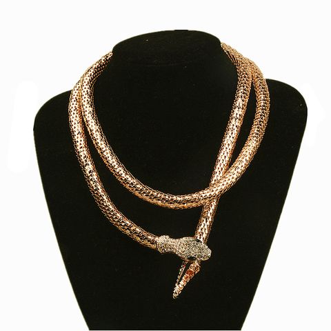 Wholesale Jewelry Snake Iron No Inlaid Plating Necklace