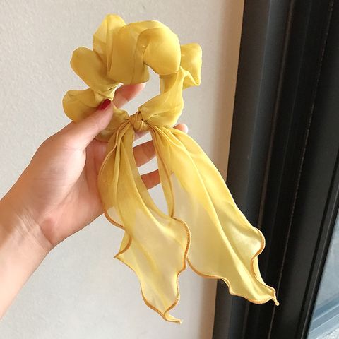 Korean Hair Accessories Large Intestine Ring Hair Rope Simple Satin Hair Ring With Horsetail Rubber Band Wholesale Nihaojewelry