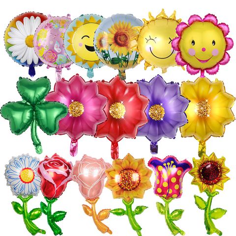 Sunflower Flower Aluminum Film Party Balloons 1 Piece