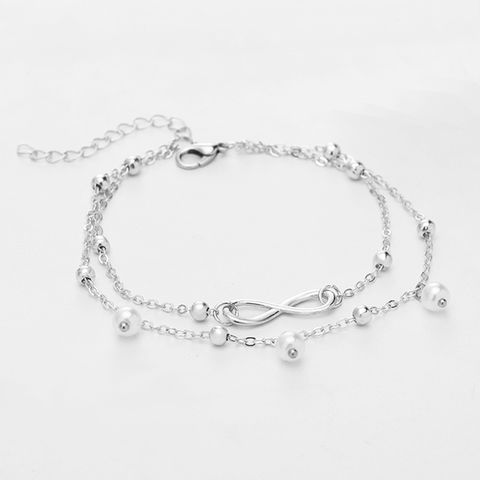 Vacation Infinity Alloy Copper Women's Anklet
