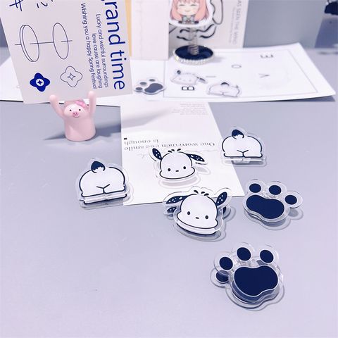 Ins Style Student Multifunctional Cartoon Cute Dog Plastic Clip