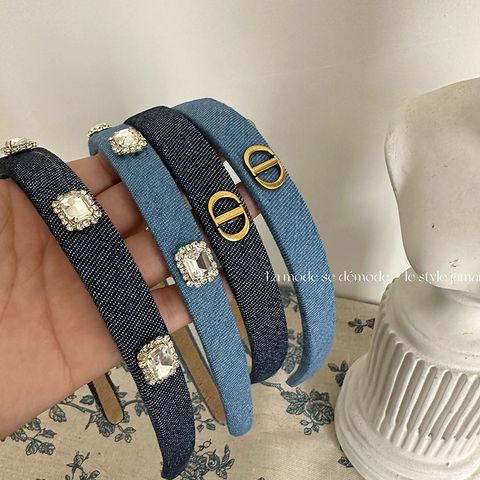 Simple Style Letter Cloth Hair Band