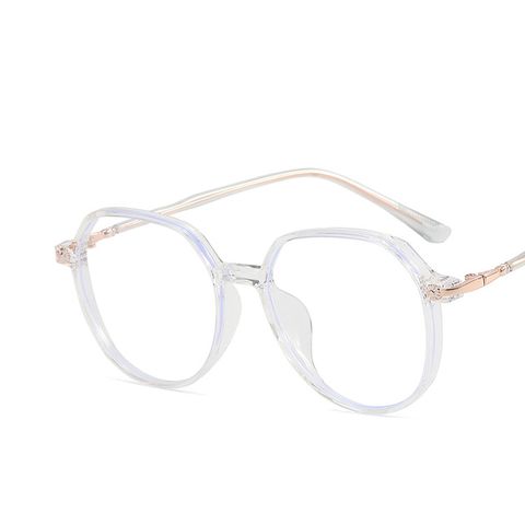 Fashion Solid Color Ac Polygon Full Frame Optical Glasses
