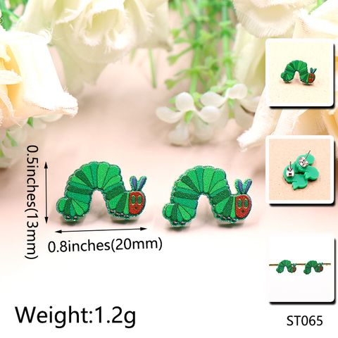 1 Pair Cute Insect Arylic Ear Studs