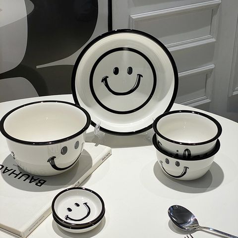 Casual Vacation Solid Color Porcelain Tableware 1 Piece