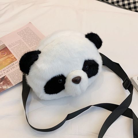 New Panda Head Bag Doll Bag Children's Plush Toy